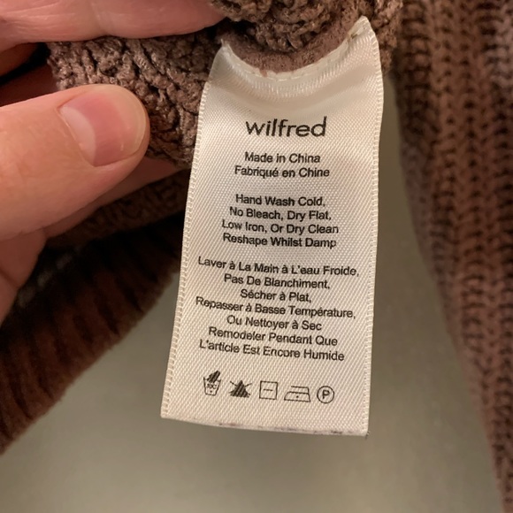 ARITZIA WILFRED Chenille Fisherman Sweater - Picture 4 of 5